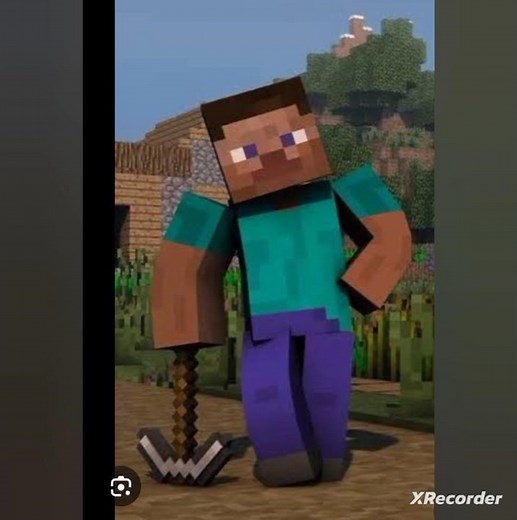 Minecraft steve logo short with in the world #Minecraft #trending #viral short #short.