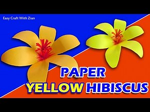 Easy Paper Flower Craft | DIY Paper Flower Tutorial for Kids & Beginners