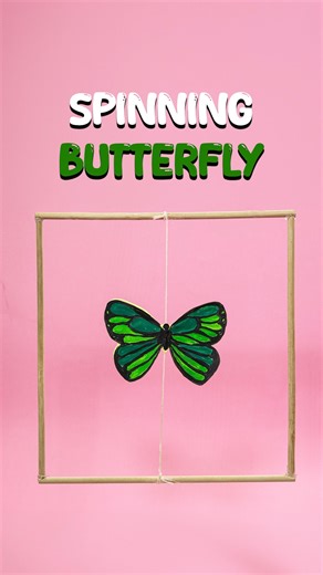 Make this magical Spinning Butterfly using simple paper crafting techniques 🦋📄 Watch it spin beautifully and create a stunning visual effect – perfect for kids’ craft activities, school projects, room decor, and creative DIY sessions 🎒✨ This easy moving butterfly craft is beginner-friendly, budget-friendly, and super fun to make 💕 Use colorful paper, glitter, or patterns to create a vibrant and aesthetic flying butterfly effect 🌈 A must-try interactive paper craft for all ages! 💬 Comment C