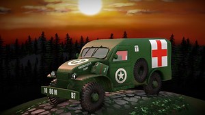 Ambulance - WW2 - Download Free 3D model by Andy Woodhead (@Andywoodhead)