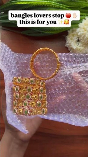 ✨ Elegant Gold Finish Bangles | Premium Traditional Look ✨