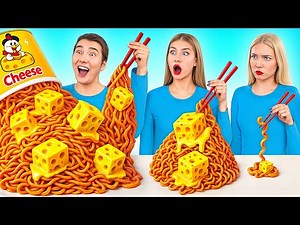 Big, Medium and Small Plate Challenge | Cool Creative Hacks by Multi DO Challenge