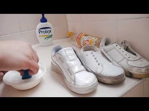 ¿Cómo limpiar zapatillas blancas?