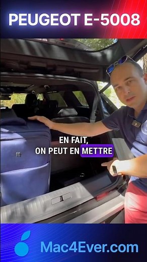 Le coffre du nouveau Peugeot 5008