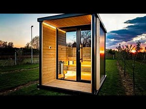 How to Build Your Own Outdoor Luxury Sauna DIY - MLG Sauna Making Process Timelaps
