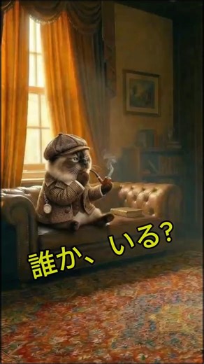 【誰かが侵入したか!?】｜猫探偵シャムねっこホームズ 第3話 #cat #猫 #シャーロックホームズ #コメディ #ミステリー #猫探偵