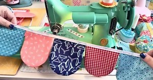 Quick Scalloped Bunting Sewing Tutorial (2023)