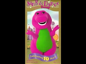 A Cantar y Bailar con Barney (Cantando y Bailando con Barney) 2005 VHS