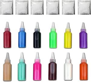 Coniuty Magic Water Elf Toy Powder Refill 6 Packs + 12 Bottles Aqua Fairy Water Color Gel Kit