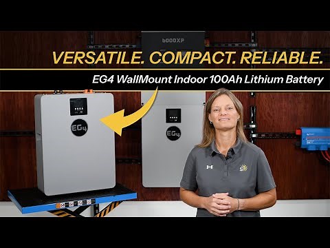 EG4 WallMount 100Ah Lithium Indoor Battery | Complete Overview & Key Features