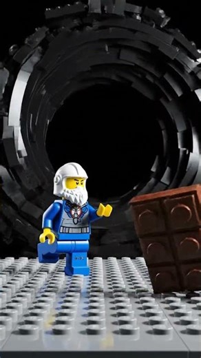 Old Space Knight and a Lego chocolate bar (tile)