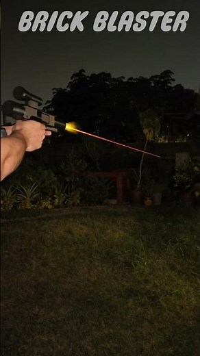Brick Blaster Firing Blaster Bolts