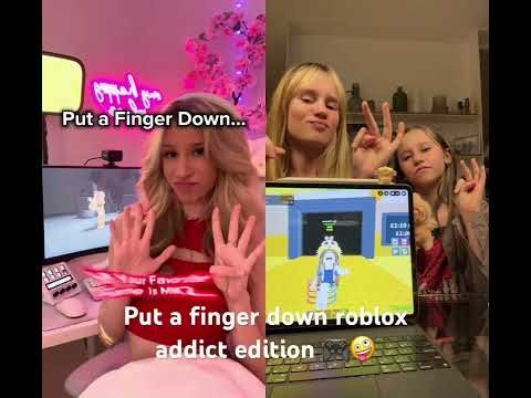 Put a finger Down Roblox Edition!🤖😇🎮 #fypシ゚ #skit #funny #relatable #trend #shorts #viral