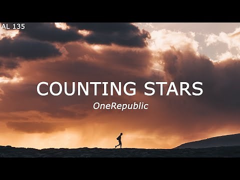 Counting Stars | OneRepublic | Lyrical Video| Everything that kills me makes me feel alive