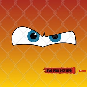 Mcqueen Eyes SVG PNG DXF Eps, Rust-eze Svg Png Dxf Eps, Lighting Svg, Mcqueen Svg, Disneyland Shirt, Cars Svg, Car Racer - Etsy