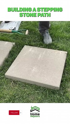 DIY Stepping Stone Path For Cheap! #DIYRenovation #FixItYourself #HomeImprovement #HandymanSkills