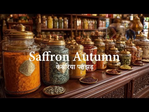 Calm Indian Music for Meditation, Sleep, Relax, Study & Work | 1 Hour BGM #70 – Saffron Autumn