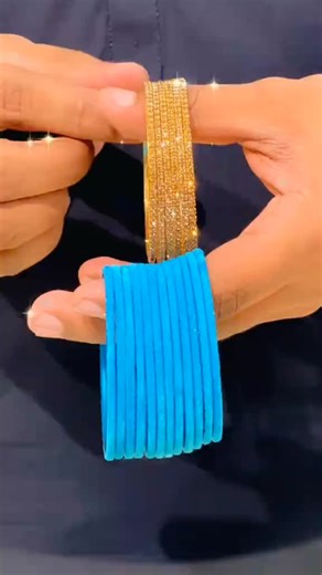 Jeweller Hub | Bangles | Jewelry | Handmade Bangles on Instagram: "Blue bangles set in Pakistan"