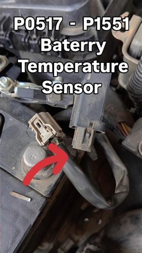 P0517 Battery temperature sensor #p0517 p1551 #toyota