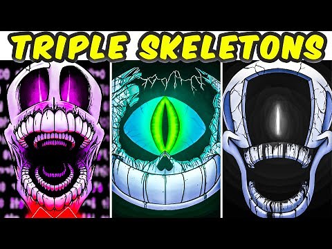 FNF VS TripleTrouble Cover VS lost Sans VS Gaster EXE VS Papyrus (Undertale) | Friday Night Funkin'