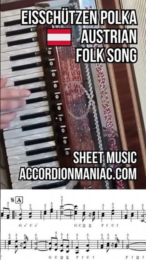 [Sheet music] Eisschützen Polka (Austrian folk song)
