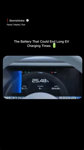 The Battery That Could End Long EV Charging Times 🔋⚡