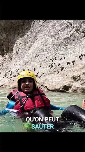 Canyoning: The cold, the view, and the perfect jump! 🤩 #shorts