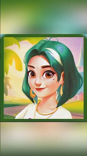 Cartoon girl 😍#pixelart#minecraft #shorts
