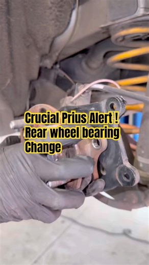 Toyota Prius Rear Wheel Bearing Replacement | Humming Noise Fix (Mechanic Short) #AutoRepair