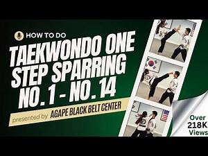 Taekwondo One Step Sparring No.1 - No.14