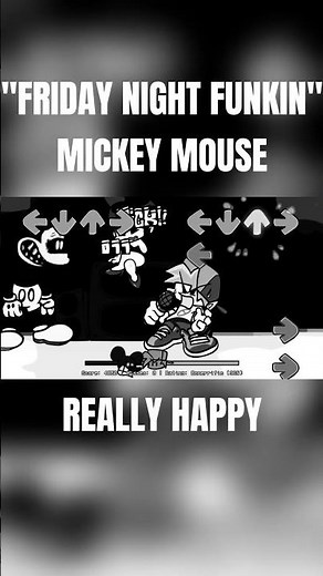 FNF Mickey Mouse | Really Happy #fnf #fridaynightfunkinmod #fnfmod #fnfshorts #mickeymouse