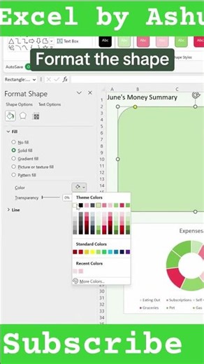 How to create a dashboard in 5 simple steps #excel #exceltips #exceltricks #spreadsheets #corporate