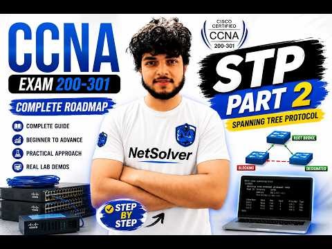 ✅ STP Part 2 Complete Guide | Root Port, Designated Port & Blocking Port Explained | CCNA 200-301