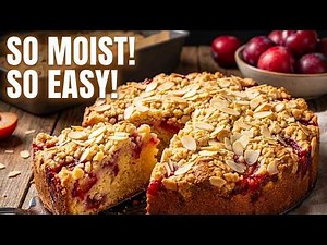 Just one bite and you'll be delighted 😋The perfect plum pie recipe!