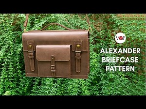 How to Make Alexander Briefcase Lined with Leather and Stiffener