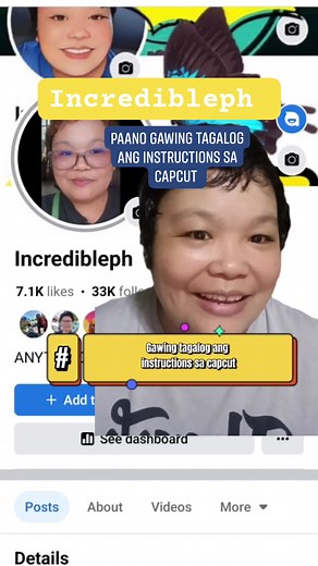 1.9K views · 86 reactions | Paano gawing tagalog ang instructions sa capcut. #fypシ #tips #tutorialvideo #tutorial #fbreels #reelsvideo | Incredibleph | Facebook