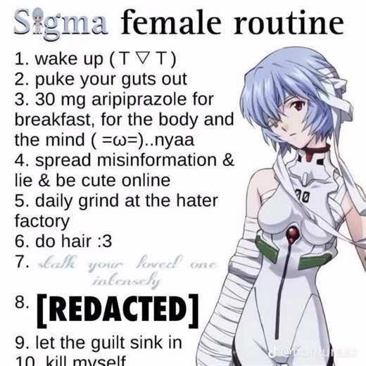 reis sigma female routine rei voiced by the effervescent @Jem St. Francis | Voice Actor #evangelion #neongenesisevangelion #reiayanami #evangelionmemes #evangelionabridged