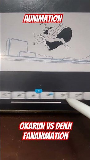 sakuga okarun vs denji chainsawman fan animation #chainsawman #dandadan #sakugan #trendingshorts