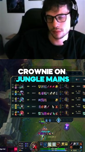 Crownie Discusses Jungle Mains in League of Legends