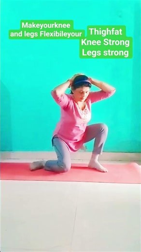 #pinkilifestyle#Only One StayFit StayHappy💪#FlexibilityExercis#KneeStrength#LegsWorkout#HandExercise