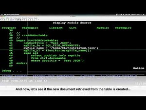 Coding in RPG (IBM i/AS400). Using BLOB SQL fields in RPG to store and retrieve data.