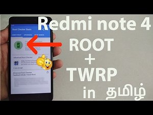 How To ROOT REDMI NOTE 4 ? [EASY] ROOT + TWRP in (தமிழ்) miui 8 & miui 9
