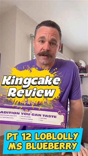 👑🍰 Loblolly Bakery – Mississippi Blueberry & Cream Cheese King Cake 📍 3207 Hardy St, Hattiesburg, MS Loblolly is a bakery that clearly aims high, focusing on quality ingredients and thoughtful execution. Their approach feels intentional and creative, with an obvious goal of producing a standout King Cake that competes well beyond their local scene. This King Cake features a very soft, buttery brioche-style dough with just light hints of cinnamon. It’s filled with peak-ripeness Mississippi blu