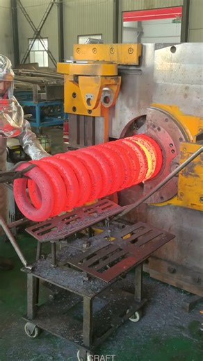 Super large spring production process#shorts