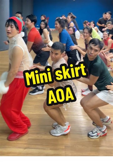 Mini Skirt Dance Fitness Routine with AOA
