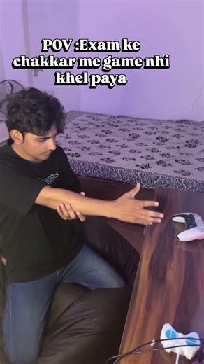 Exam season vs PS5 addiction… guess who’s winning? 🎮😈”#PS5Addict #ExamVsGaming #GamerLife