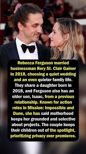 Rebecca Ferguson’s Private Family Life