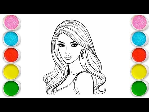 How to Draw Barbie for Kids | Easy & Cute Barbie Drawing Tutorial!