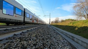 Trains, Locomotive, Railway. Free Stock Video