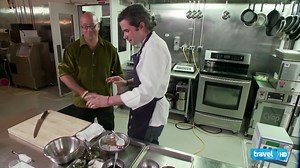 Andrew Zimmer Eats Cow Placenta | Bizarre Foods